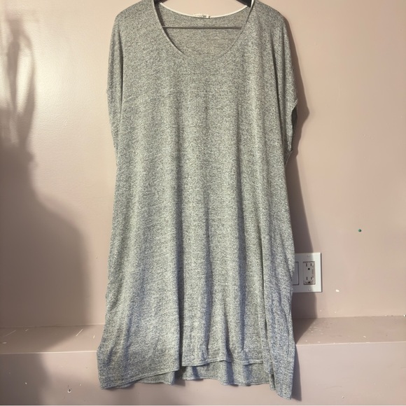 Aritzia Wilfred Free Lorelei Dress Gray Women Size L - Picture 1 of 7